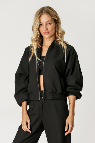 Chaqueta bomber - NEGRA