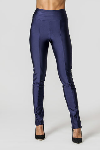 Calça Skinny com Abertura - MARINHO 1