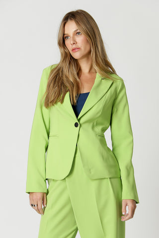 Blazer Básica Con Forma Clásica - FOLHA