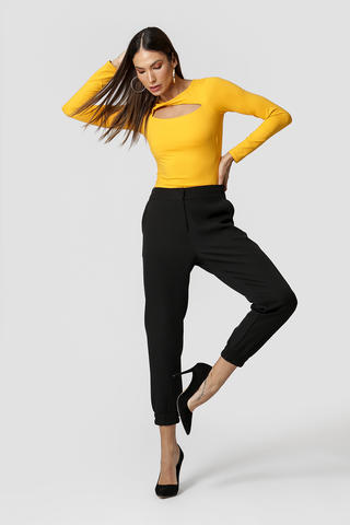 Blusa Decote Torcido - MOSTARDA 3