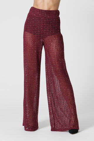 Pantalones de pierna ancha - GRAPE