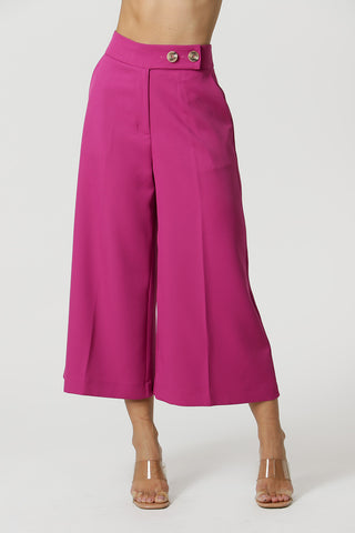 Pantalones Pantacourt - FUCSIA