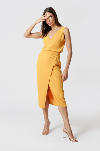 Blusa Pesponto Contrastante - MOSTARDA